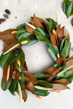 Plant Craft Fall Magnolia Wreath