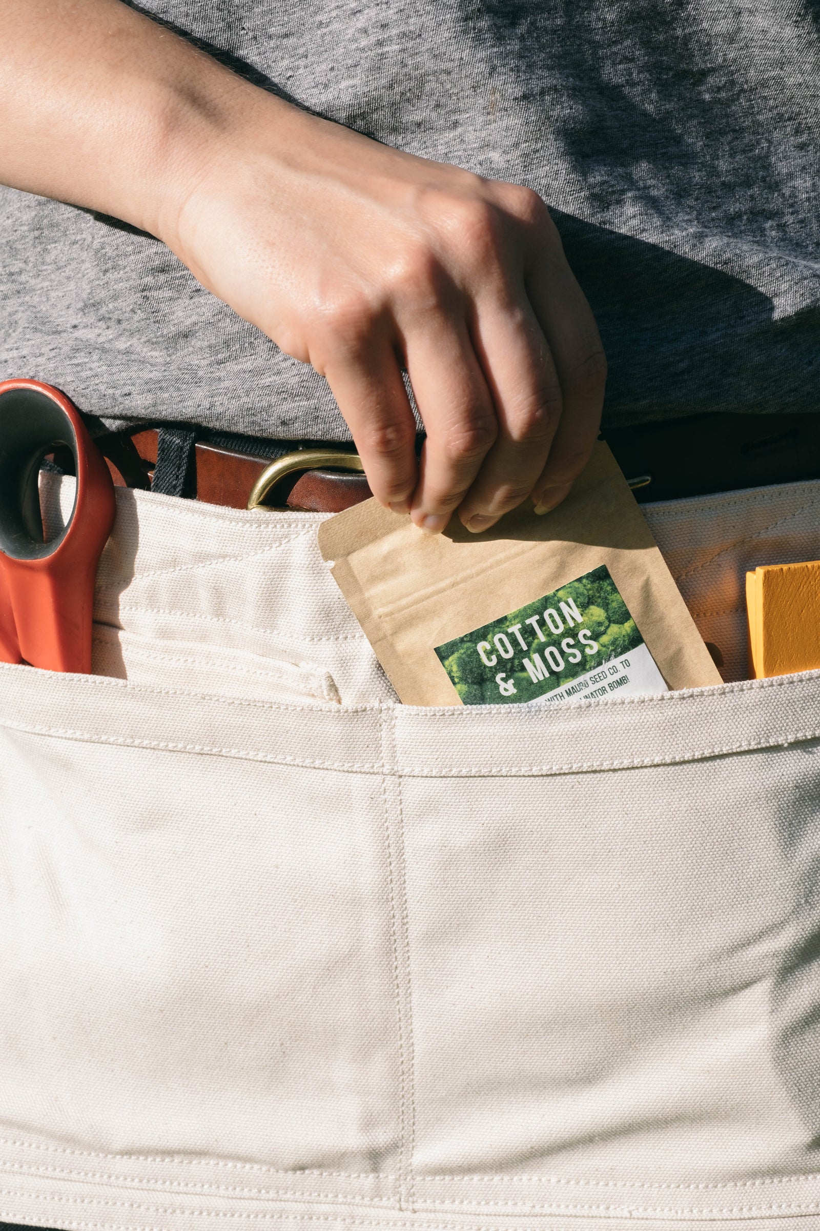 Organic Cotton Garden Apron